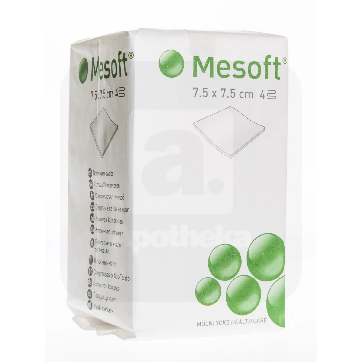 MESOFT TAMPOONID MITTESTER 7,5X7,5CM N100 - Tootepilt