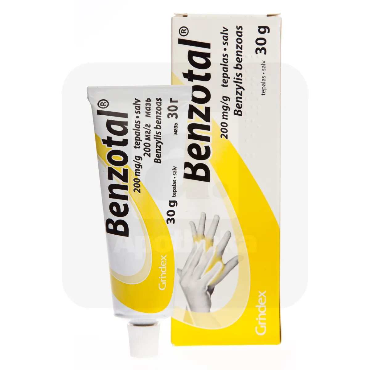 BENZOTAL SALV 200MG/G 30G - Tootepilt
