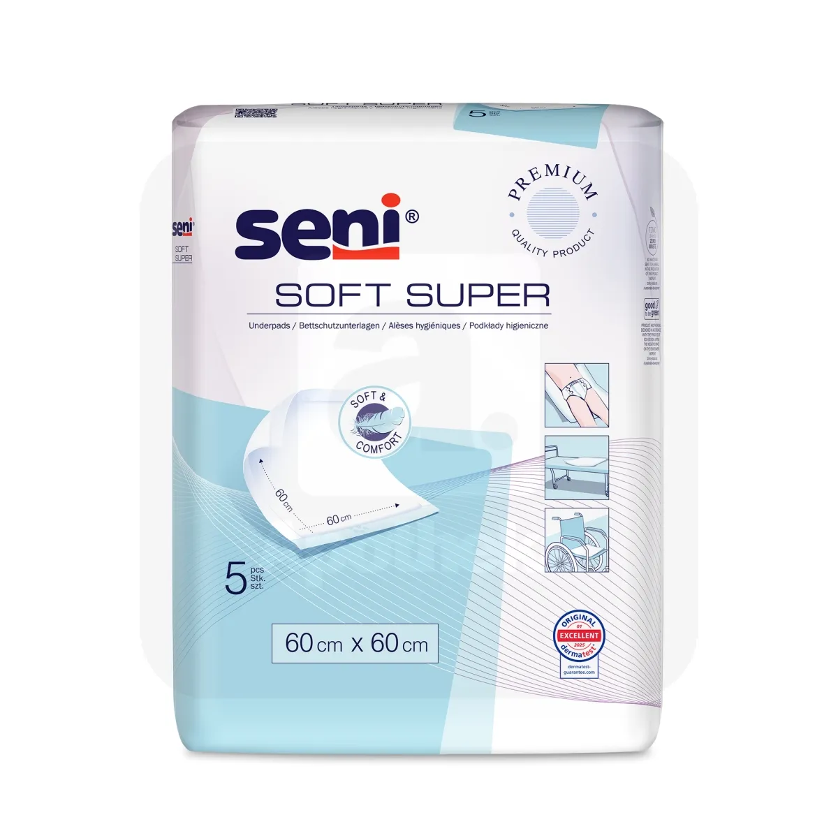 SENI SOFT SUPER ALUSLINAD 60X60CM N5 - Tootepilt