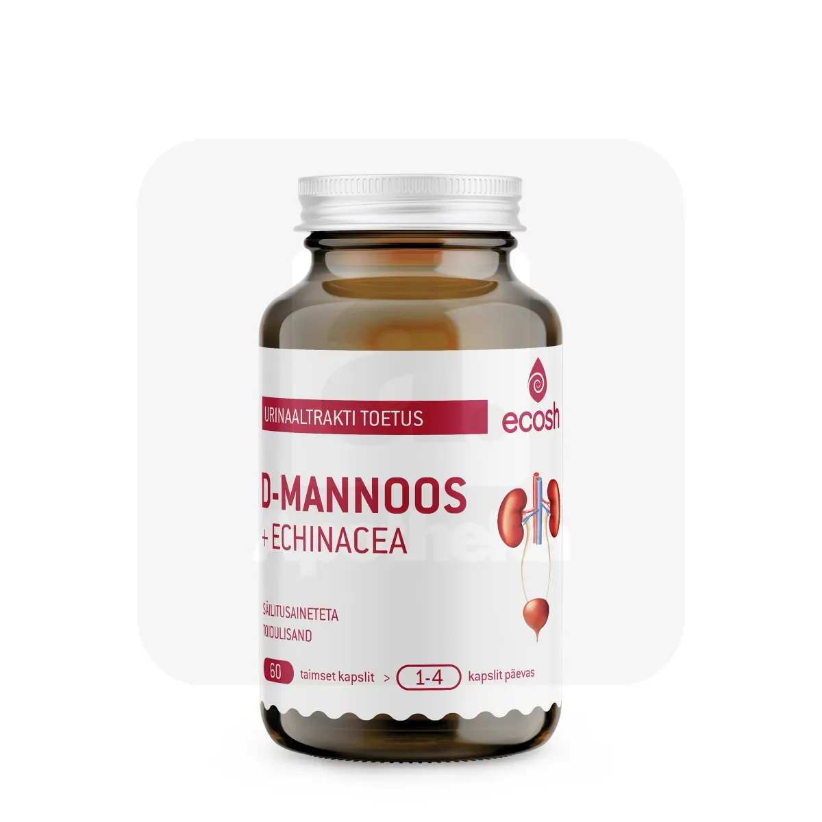 ECOSH D-MANNOOS+ECHINACEA KAPSLID N60 - Tootepilt