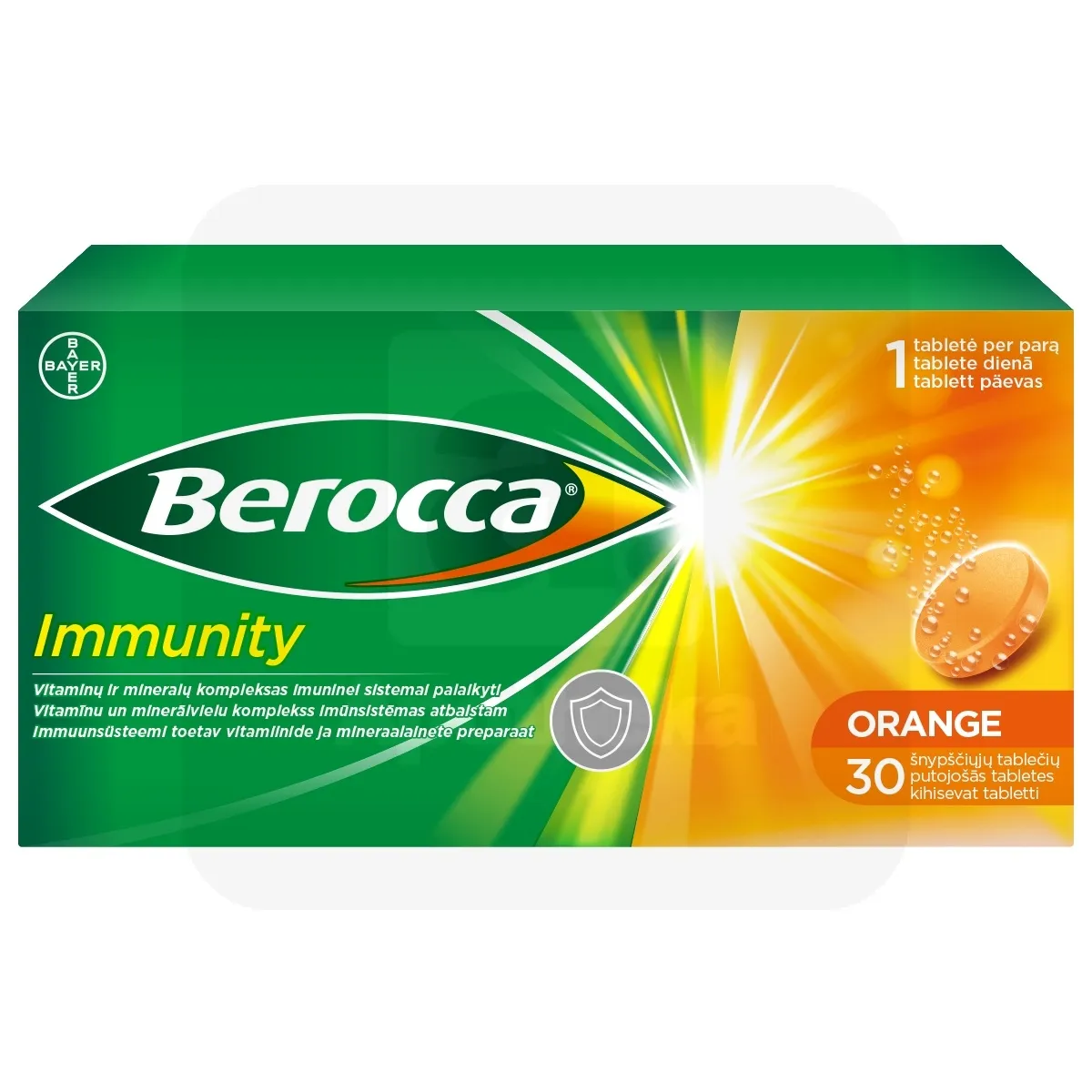 BEROCCA IMMUNITY KIHISEVAD TABLETID N30 - Tootepilt