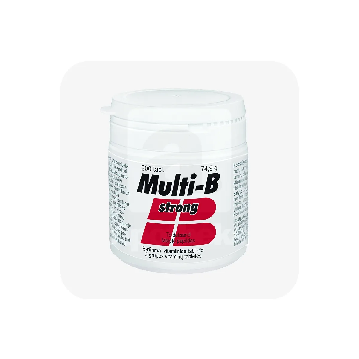 MULTI-B STRONG TBL N200 - Tootepilt