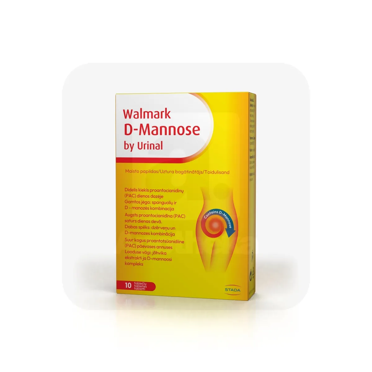 URINAL WALMARK D-MANNOSE TBL N10 - Tootepilt