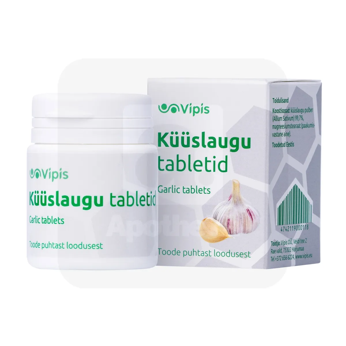 VIPIS KÜÜSLAUGU TABLETID N50 - Tootepilt