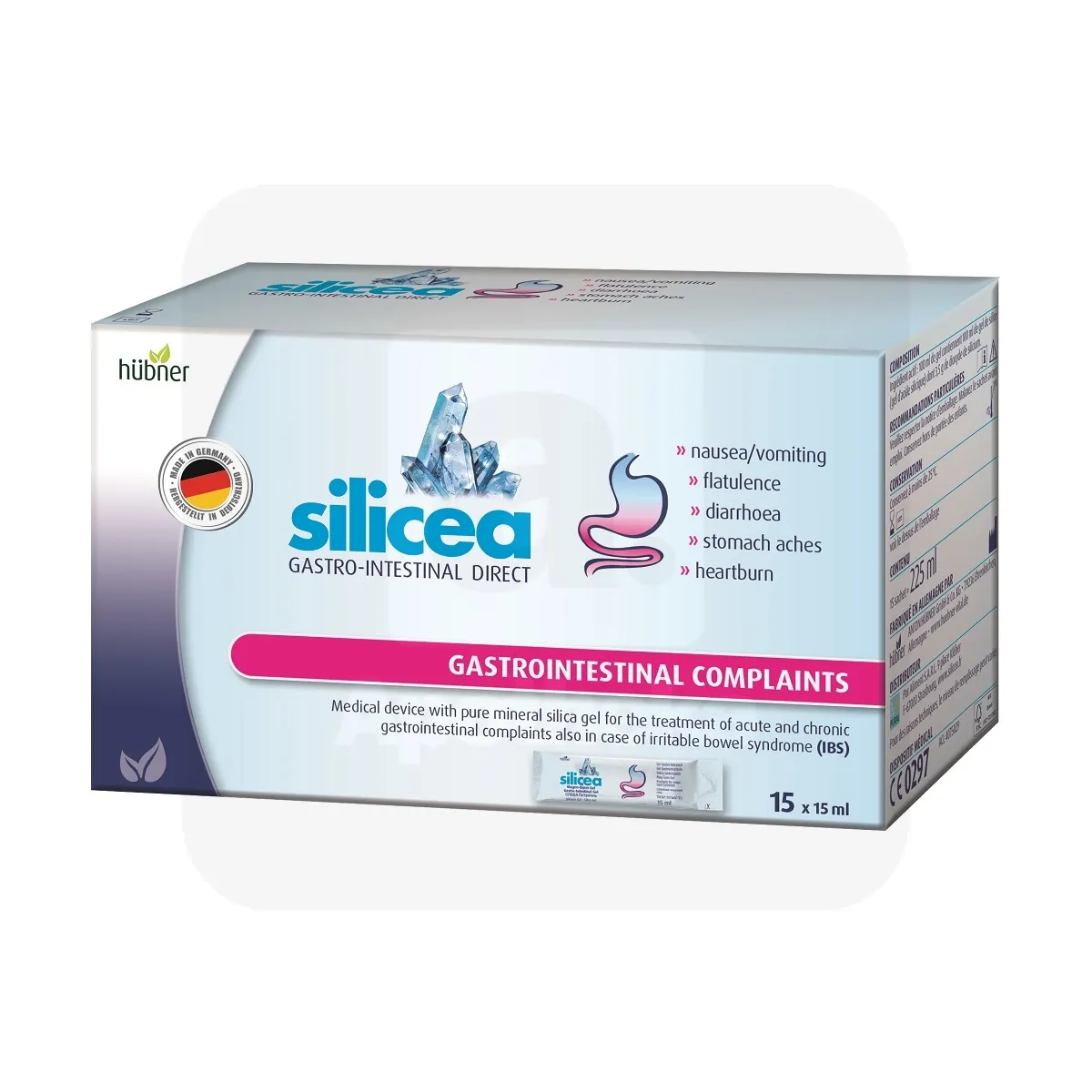 SILICEA SEEDETRAKTI GEEL 15X15ML (FOOLIUMPAKENDID) - Tootepilt