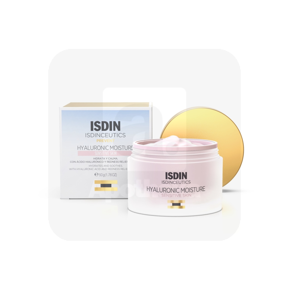 ISDIN NÄOKREEM HÜALUROONHAPPEGA TUNDLIKULE NAHALE 50G - Tootepilt 1