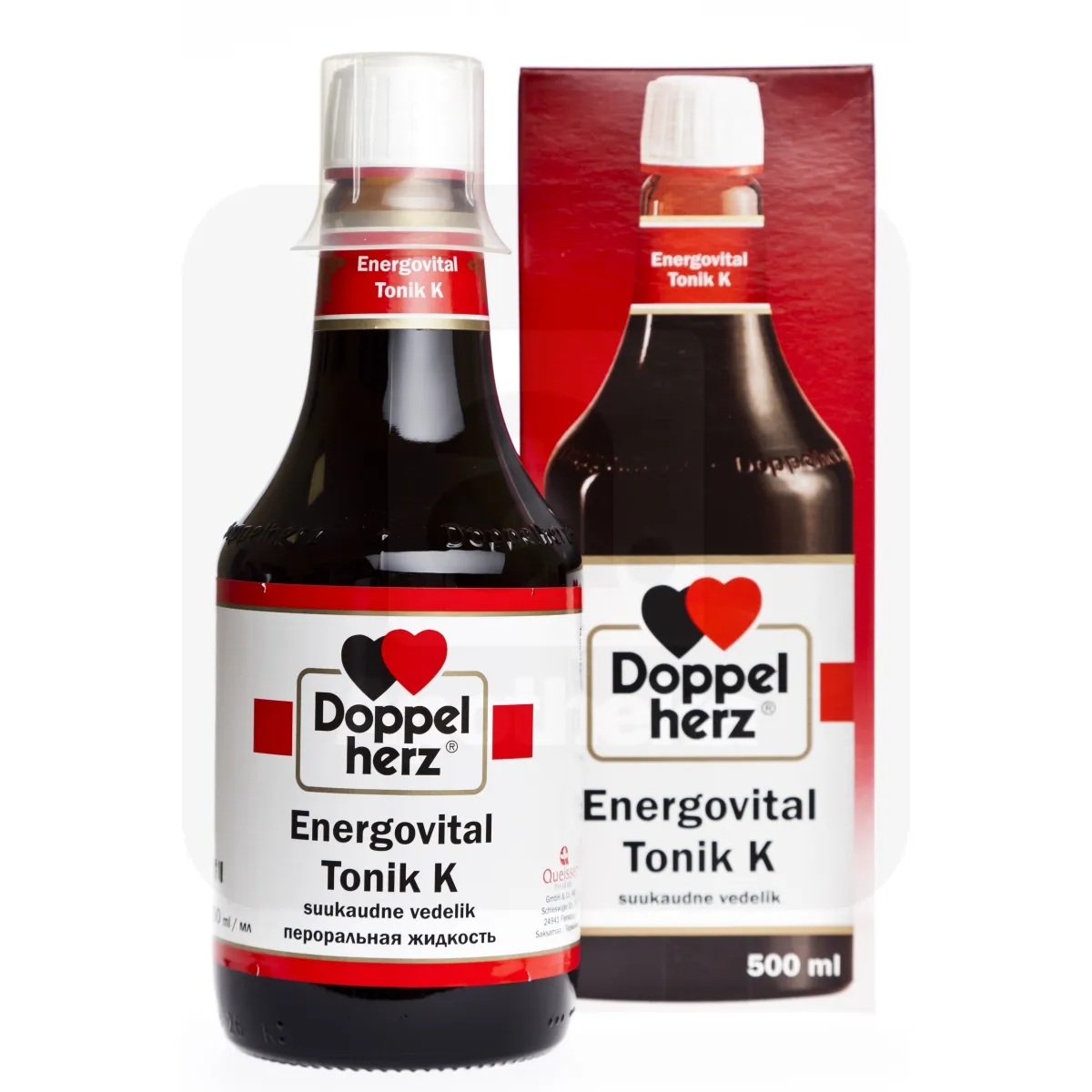 DOPPELHERZ ENERGOVITAL TONIK K 500ML SUUKAUDNE VEDELIK - Tootepilt