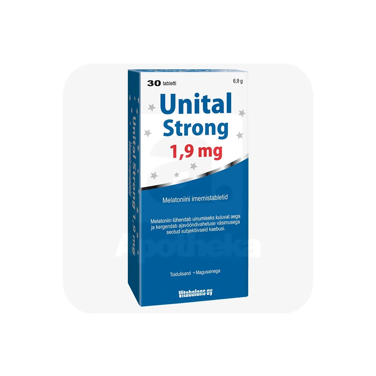UNITAL STRONG 1,9MG IMEMISTBL N30 - Tootepilt
