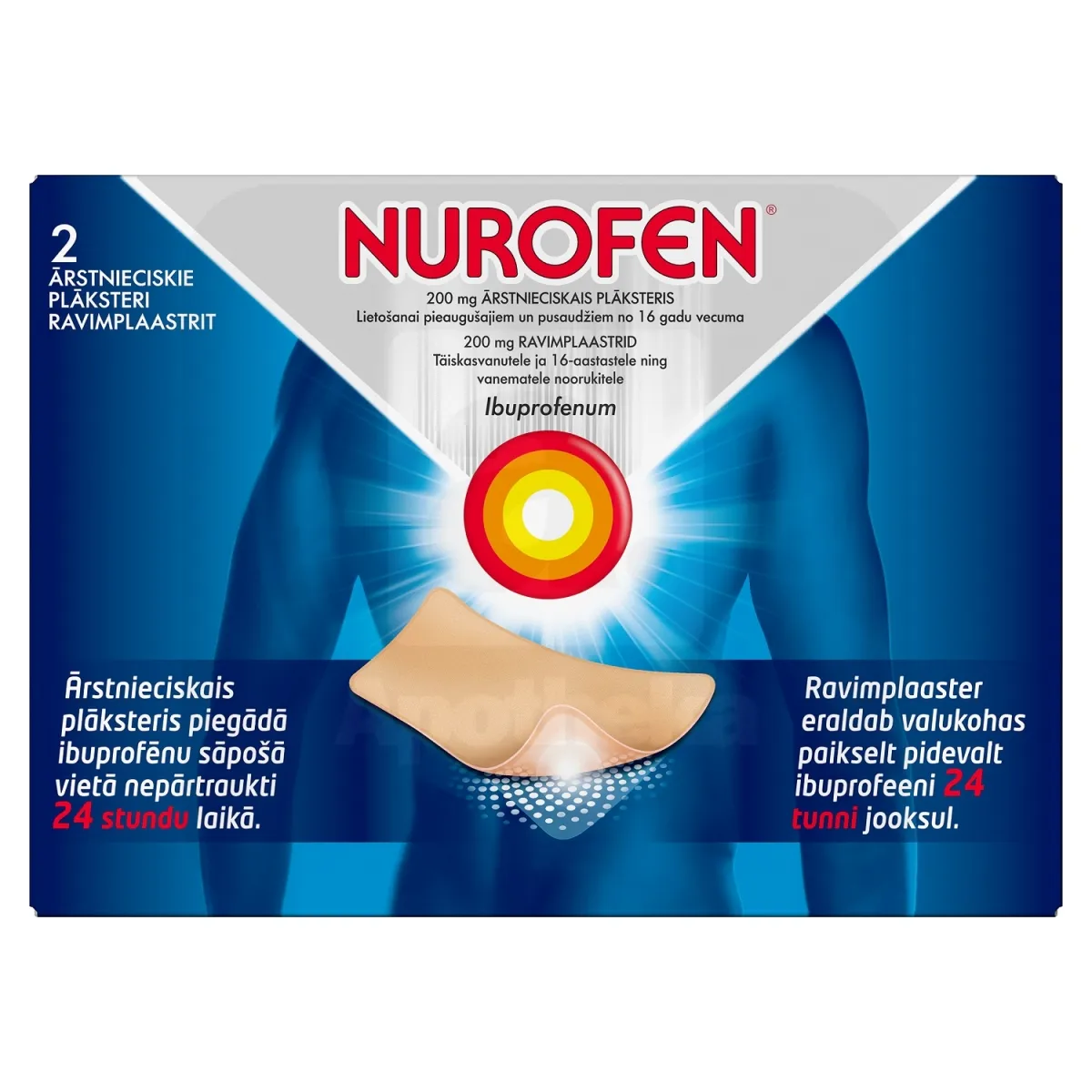 NUROFEN RAVIMPLAASTER 200MG N2 - Tootepilt
