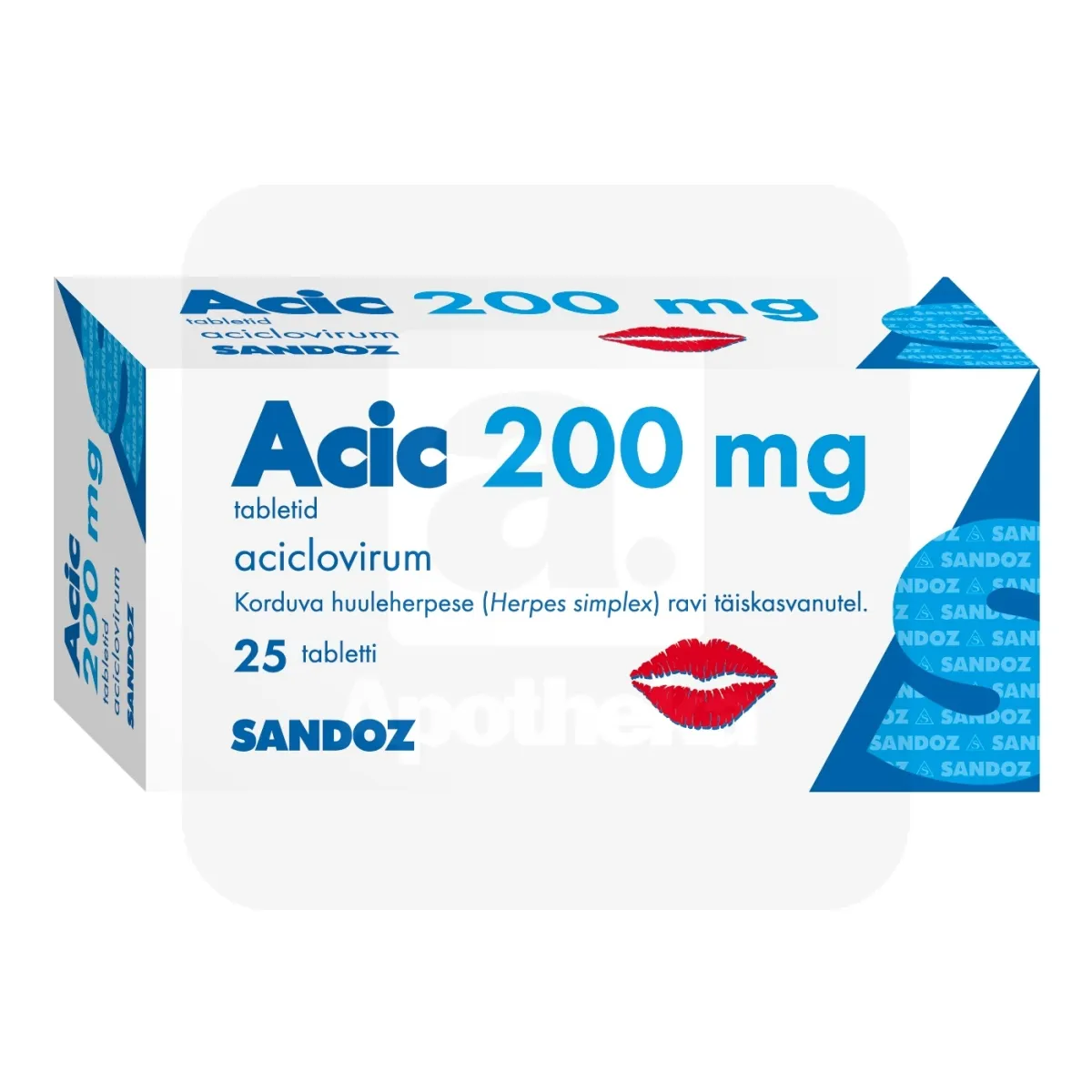 ACIC 200 TBL 200MG N25 - Tootepilt