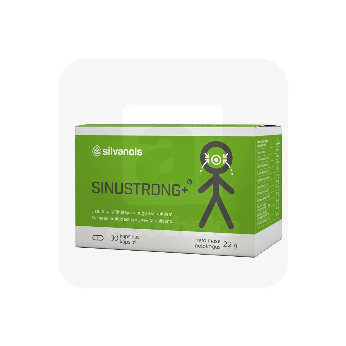 SINUSTRONG PLUS CAPS N30 - Tootepilt