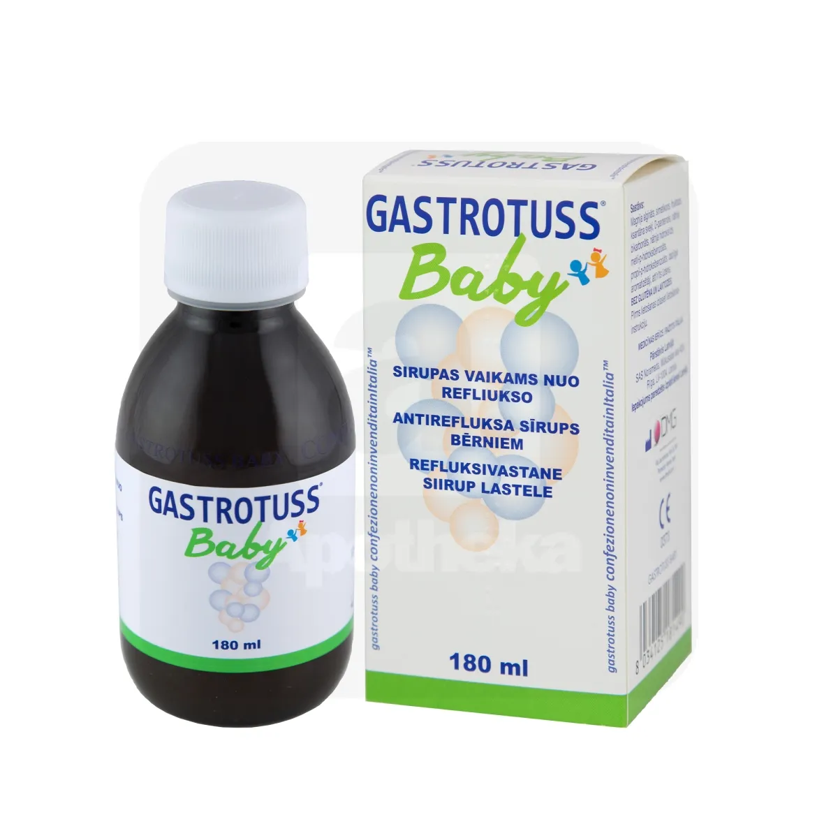 GASTROTUSS BABY REFLUKSIVASTANE SIIRUP LASTELE 180ML - Tootepilt