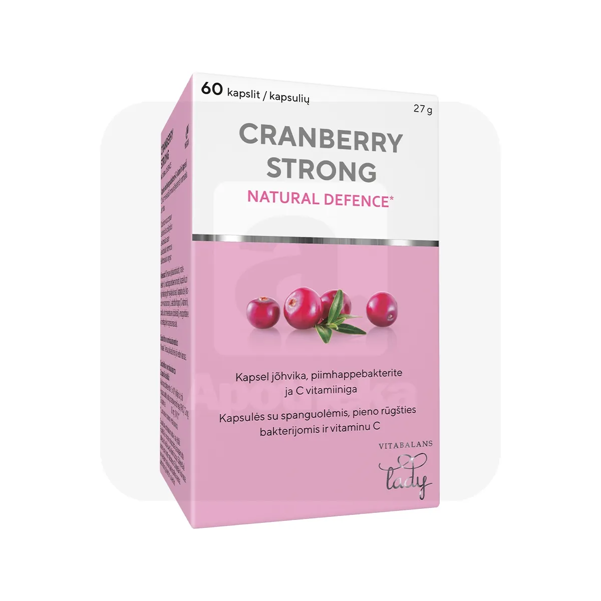 CRANBERRY STRONG CAPS N60 - Tootepilt