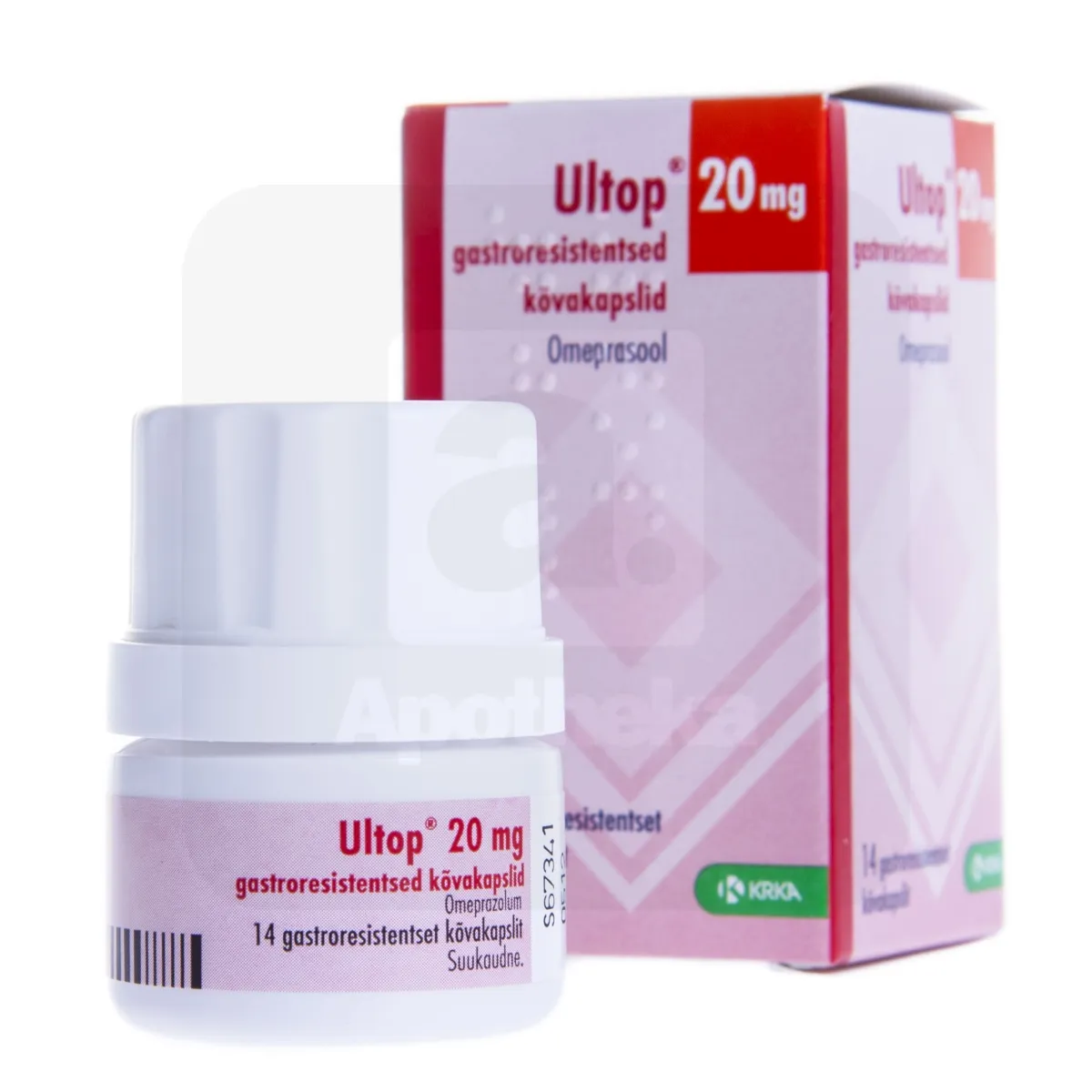 ULTOP GASTRORESIST CAPS 20MG N14 - Tootepilt