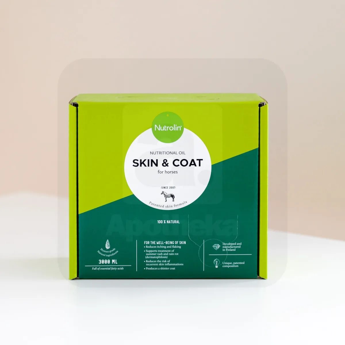 Nutrolin Skin & Coat õli hobusele 3000 ml - Tootepilt