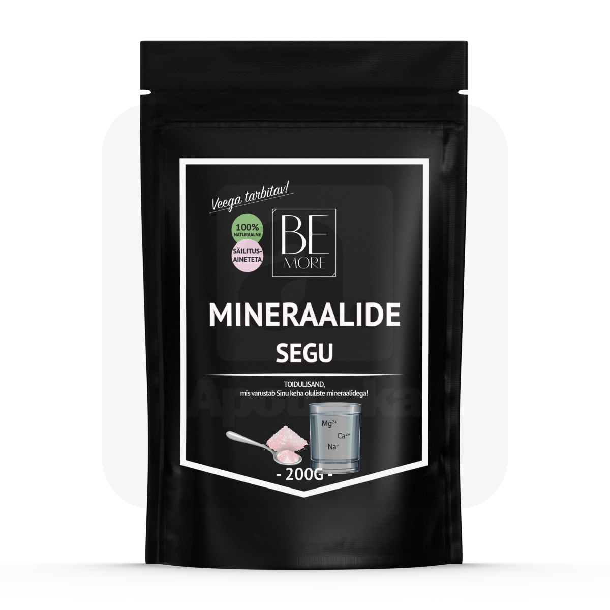 BE MORE MINERAALIDE SEGU PULBER 200G - Tootepilt