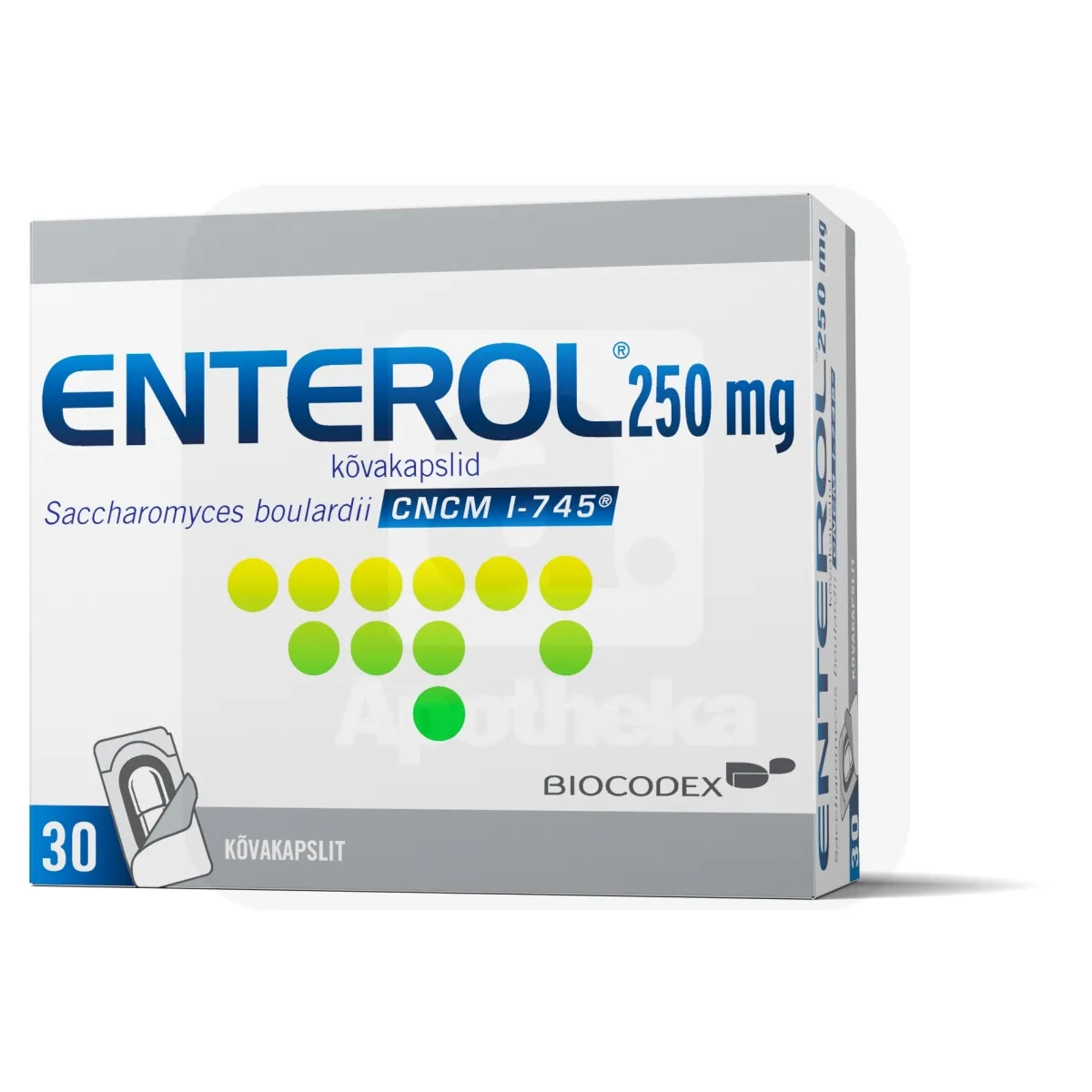 ENTEROL CAPS 250MG N30 - Tootepilt