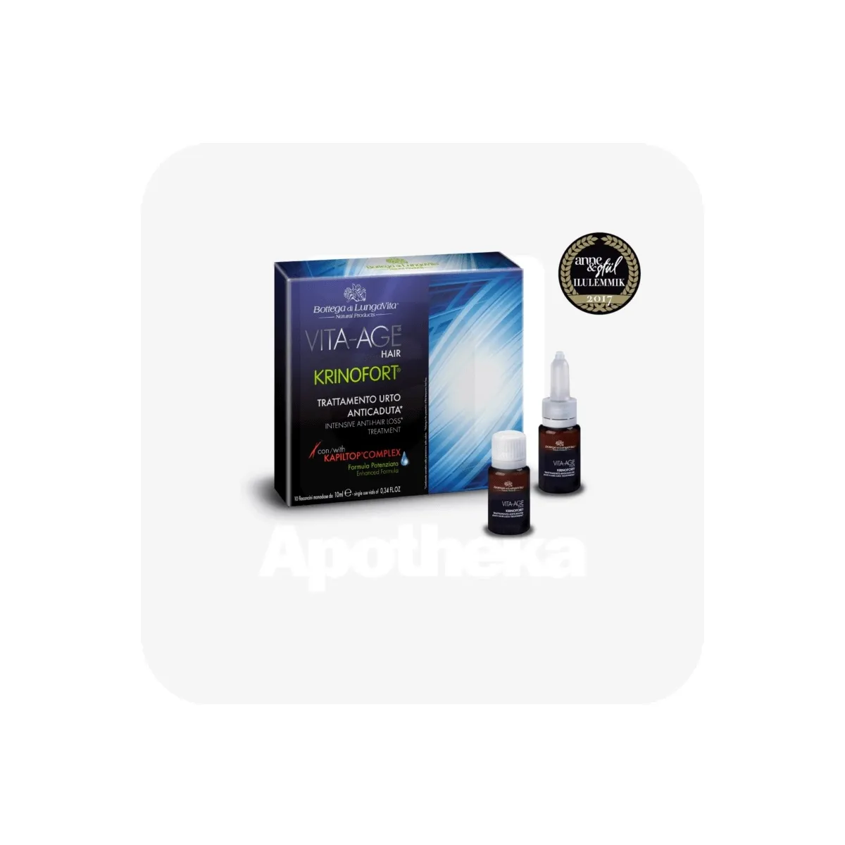 VITA-AGE KRINOFORT AMPULLID JUUSTELE 10ML N10 - Tootepilt