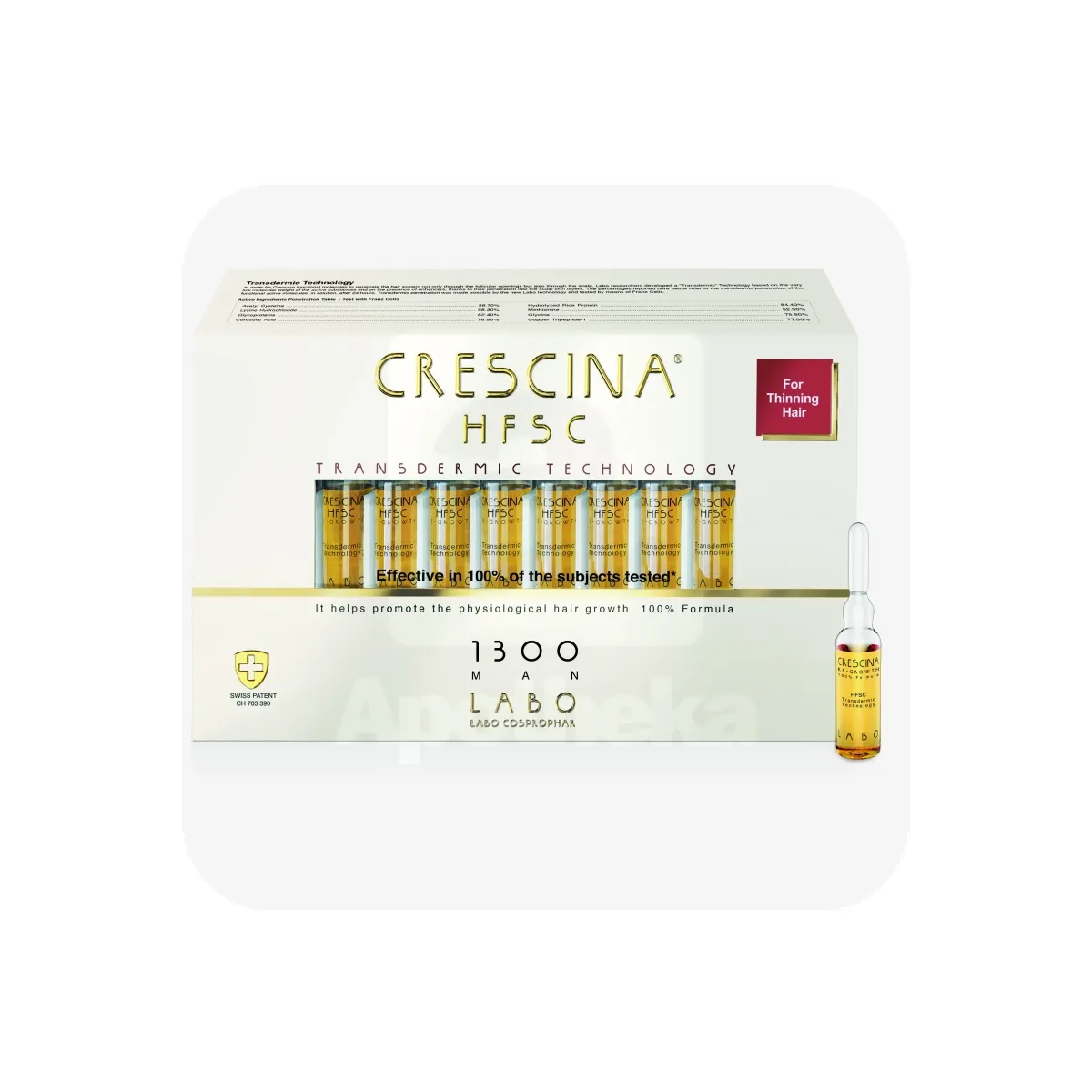 CRESCINA TRANSDERMIC 1300 AMPULLID MEHED 3,5ML N20 - Tootepilt