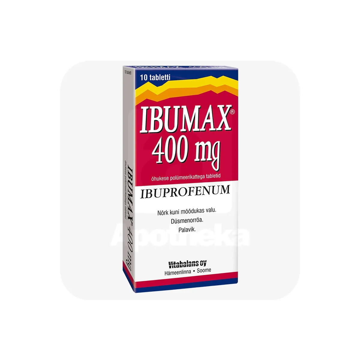IBUMAX TBL 400MG N10 - Tootepilt