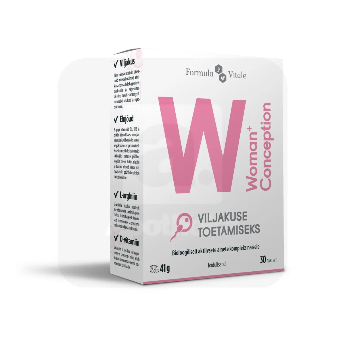 FORMULA VITALE WOMAN+ CONCEPTION TBL N30 - Tootepilt