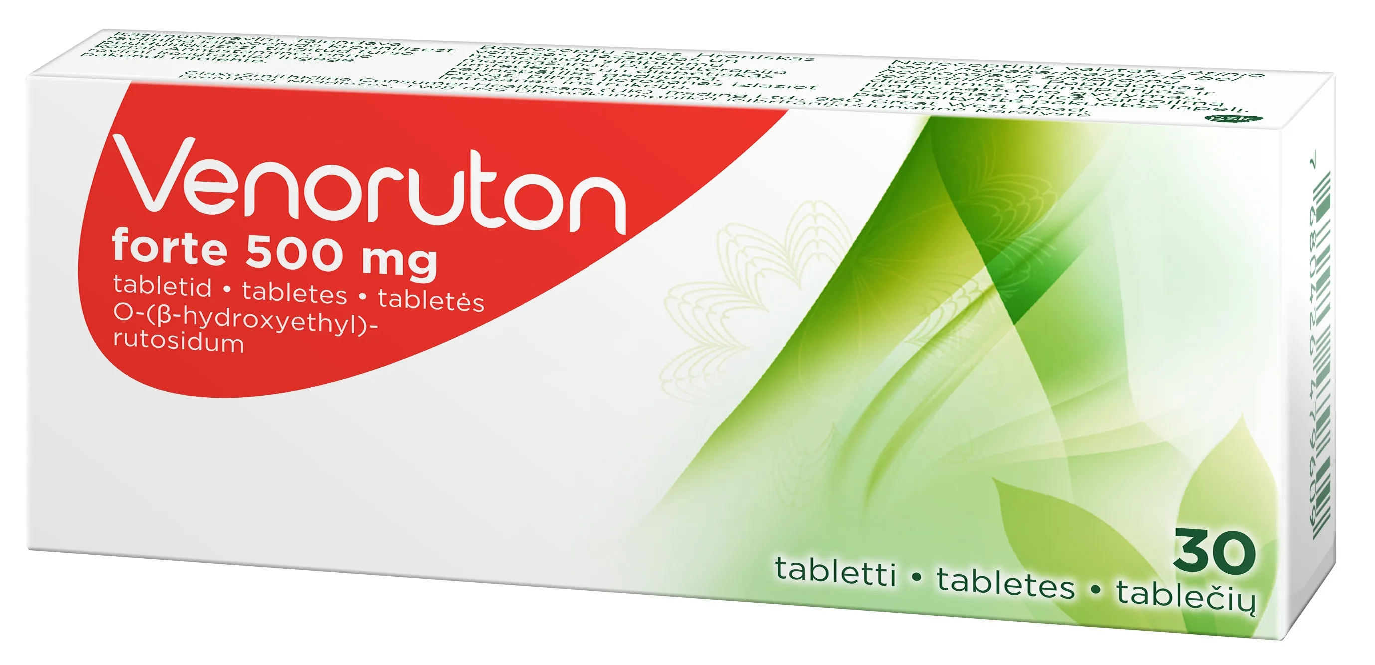 VENORUTON FORTE TBL 500MG N30 - Tootepilt 3