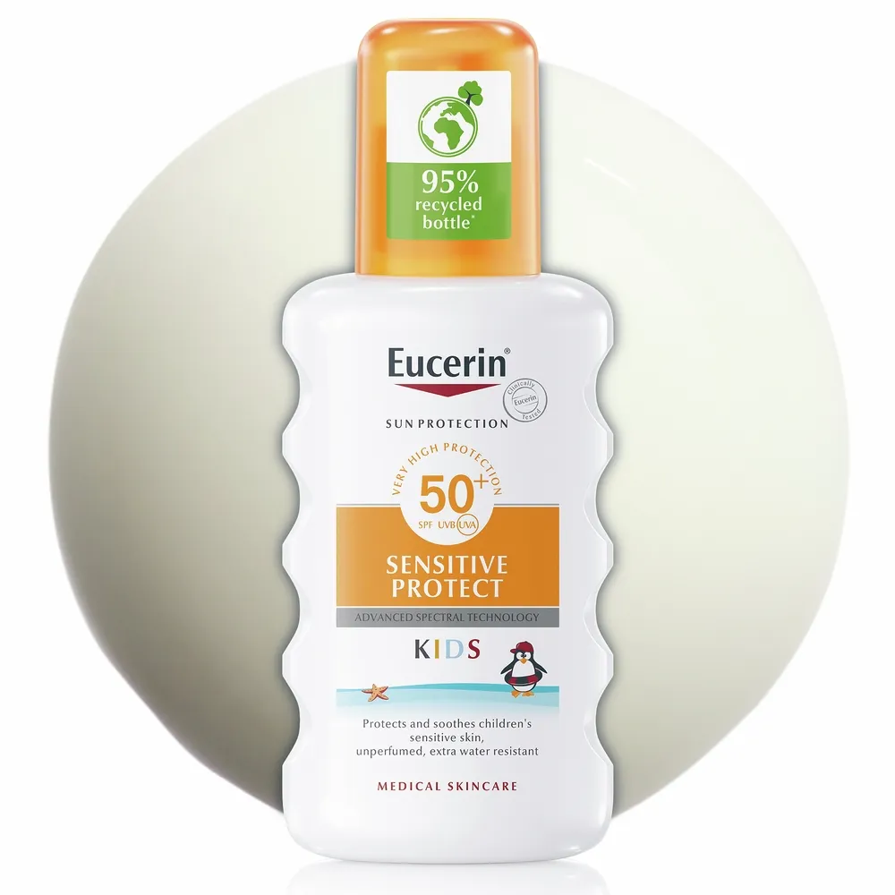 EUCERIN SUN PÄIKESEKAITSESPREI LASTELE SPF50+ 200ML - Tootepilt 
