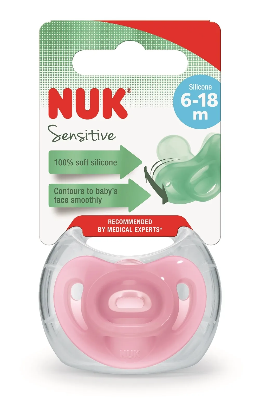 NUK RÕNGASLUTT SENSITIVE 6-18 KUUD SIL N1 - Tootepilt 