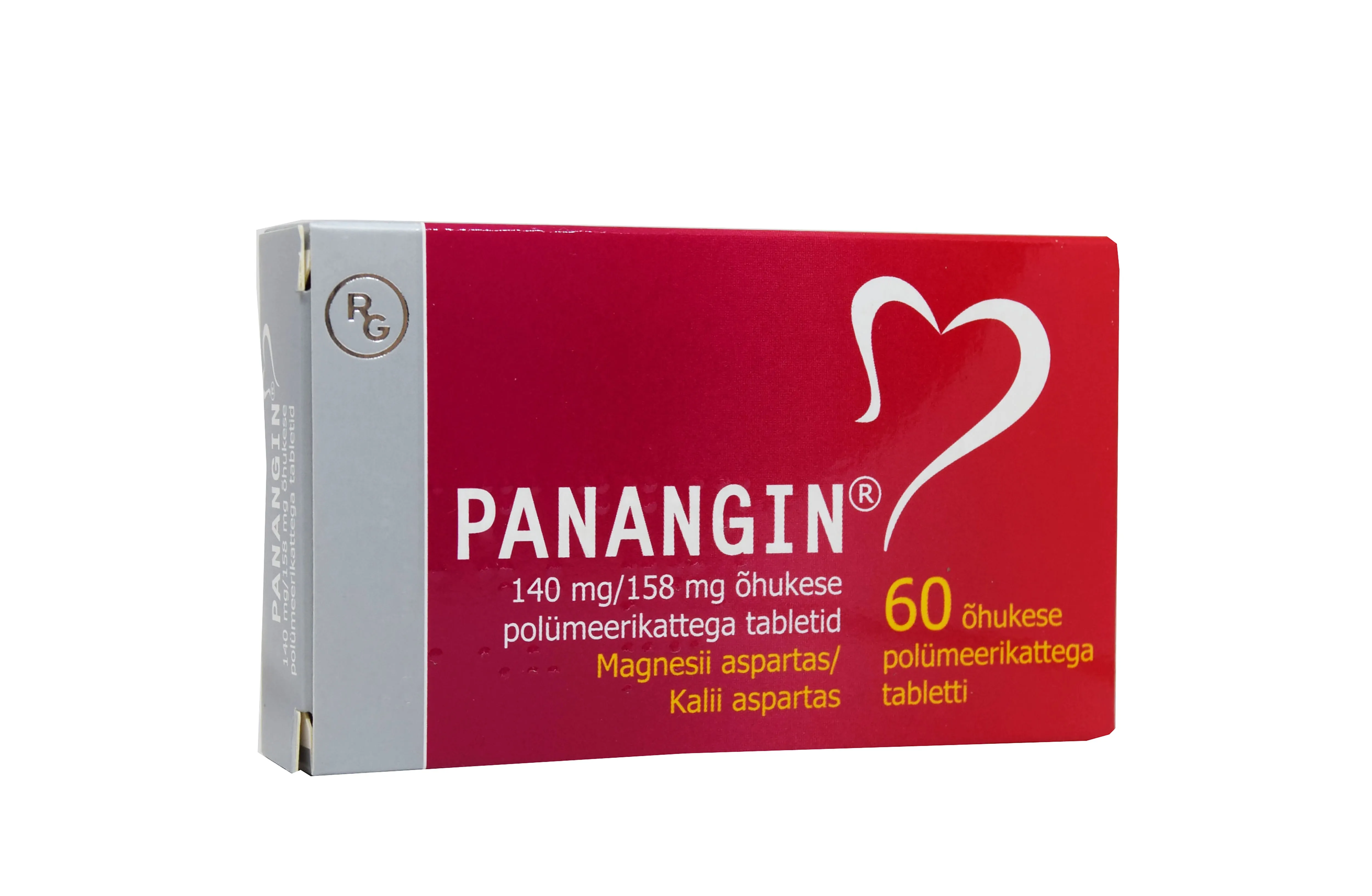 PANANGIN KATTEGA TBL 158MG+140MG N60 - Tootepilt 