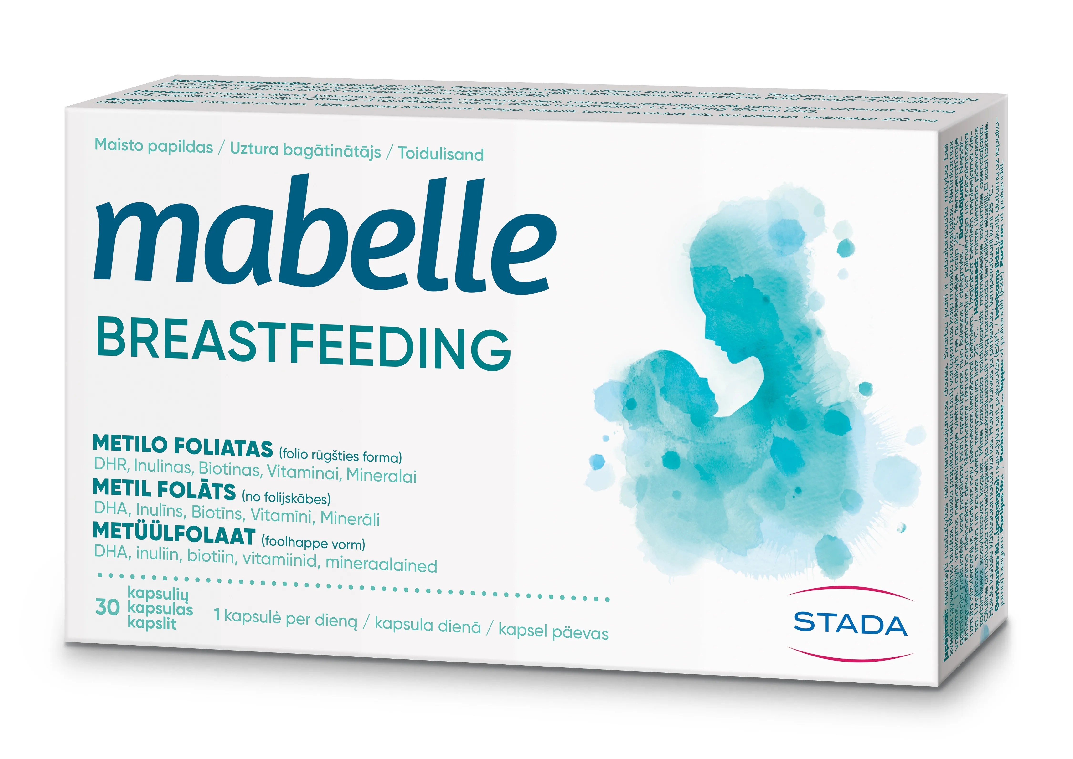 MABELLE BREASTFEEDING KAPSLID N30 - Tootepilt 