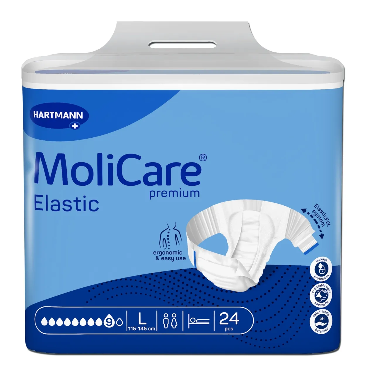 MOLICARE ELASTIC 9 TILKA L N24 - Tootepilt 