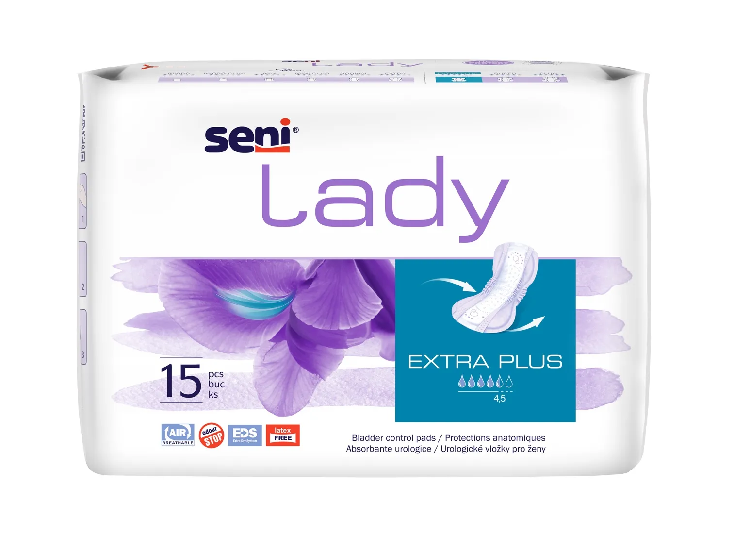 SENI LADY EXTRA PLUS URIINIPIDAM. SIDEMED 590ML N15 - Tootepilt 