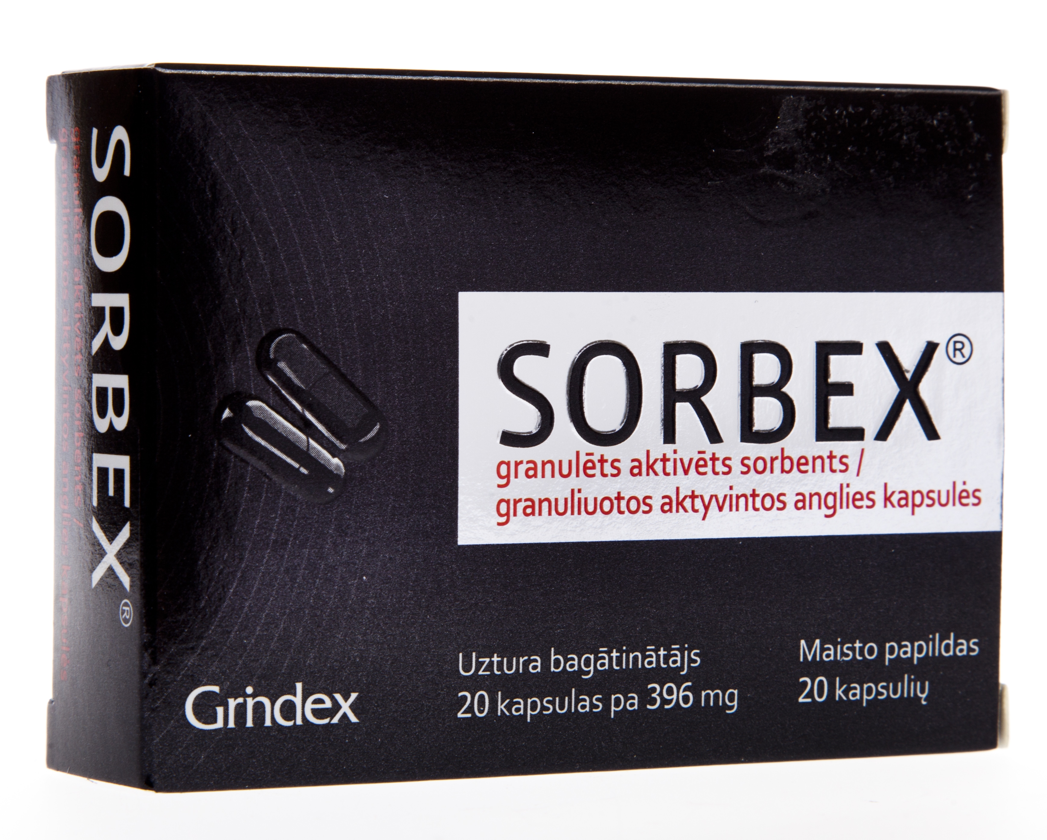 SORBEX CAPS 396MG N20 - Tootepilt 