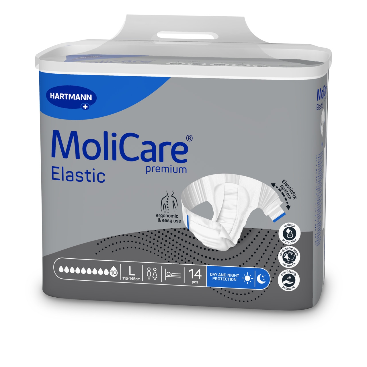 MOLICARE ELASTIC 10 TILKA L N14 - Tootepilt 