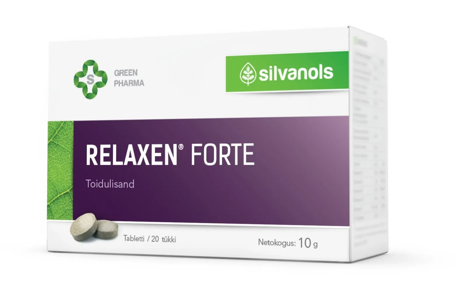 RELAXEN FORTE TBL N20 - Tootepilt 
