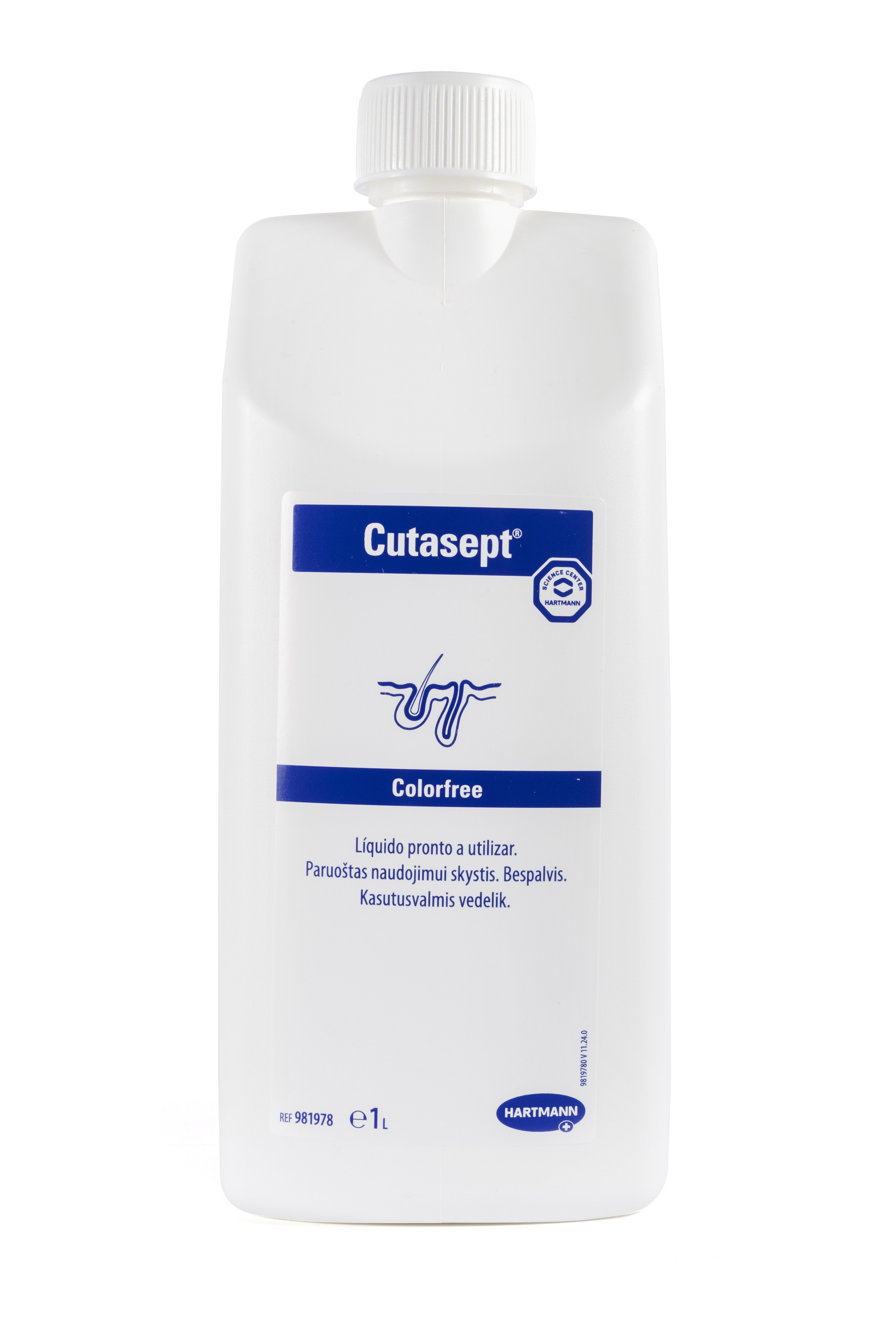 CUTASEPT COLORFREE 1000ML (NAHA DESINFEKTSIOON) - Tootepilt 