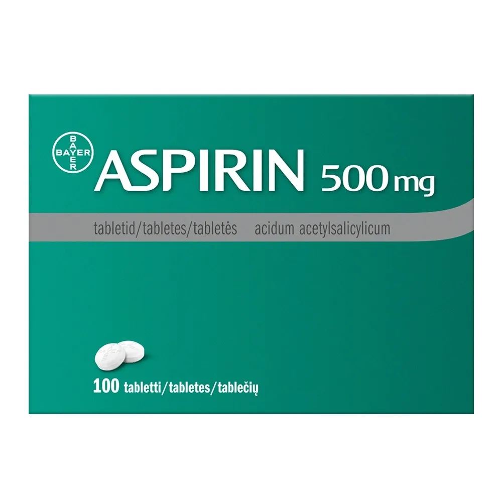ASPIRIN TBL 500MG N100 - Tootepilt 