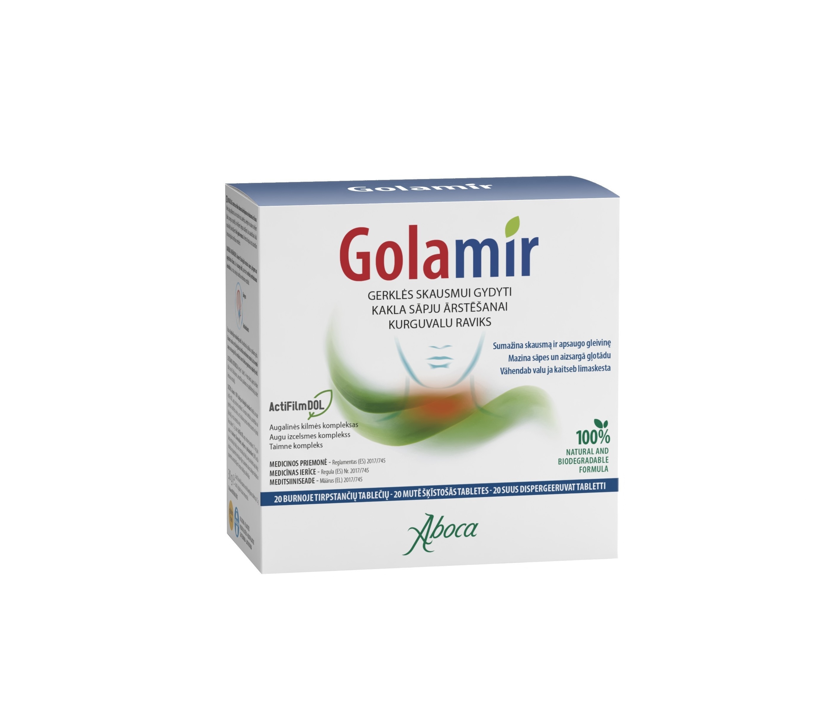 Golamir suus dispergeeruvad tabletid N20 - Tootepilt 