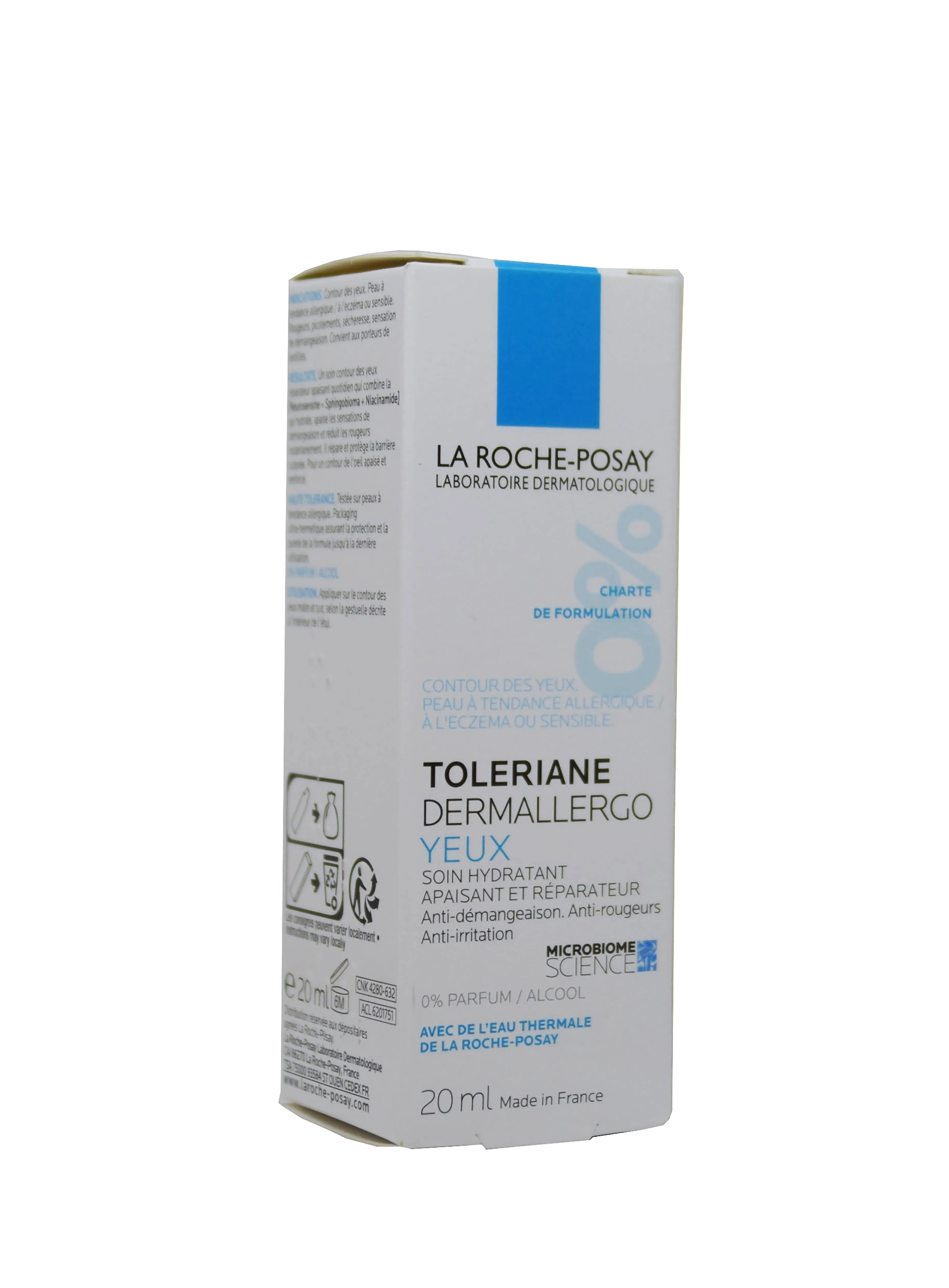 LA ROCHE-POSAY TOLERIANE DERMALLERGO SILMAÜMBRUSKREEM 20ML - Tootepilt 