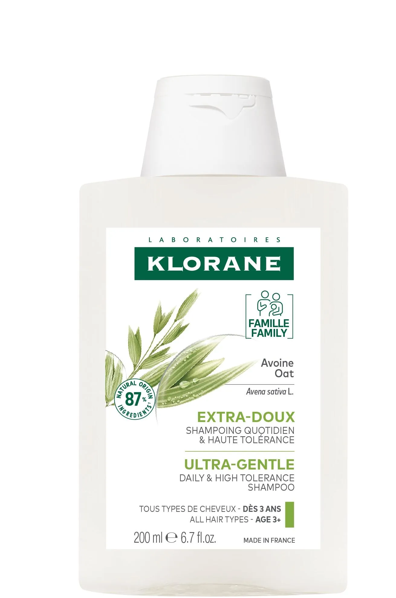 KLORANE SHAMPOON KAERAEKSTRAKTIGA 200ML - Tootepilt 