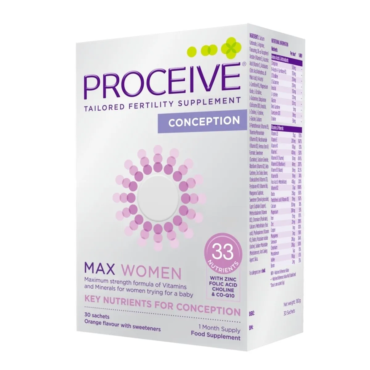 PROCEIVE CONSEPTION MAX WOMAN PULBER N30 - Tootepilt 