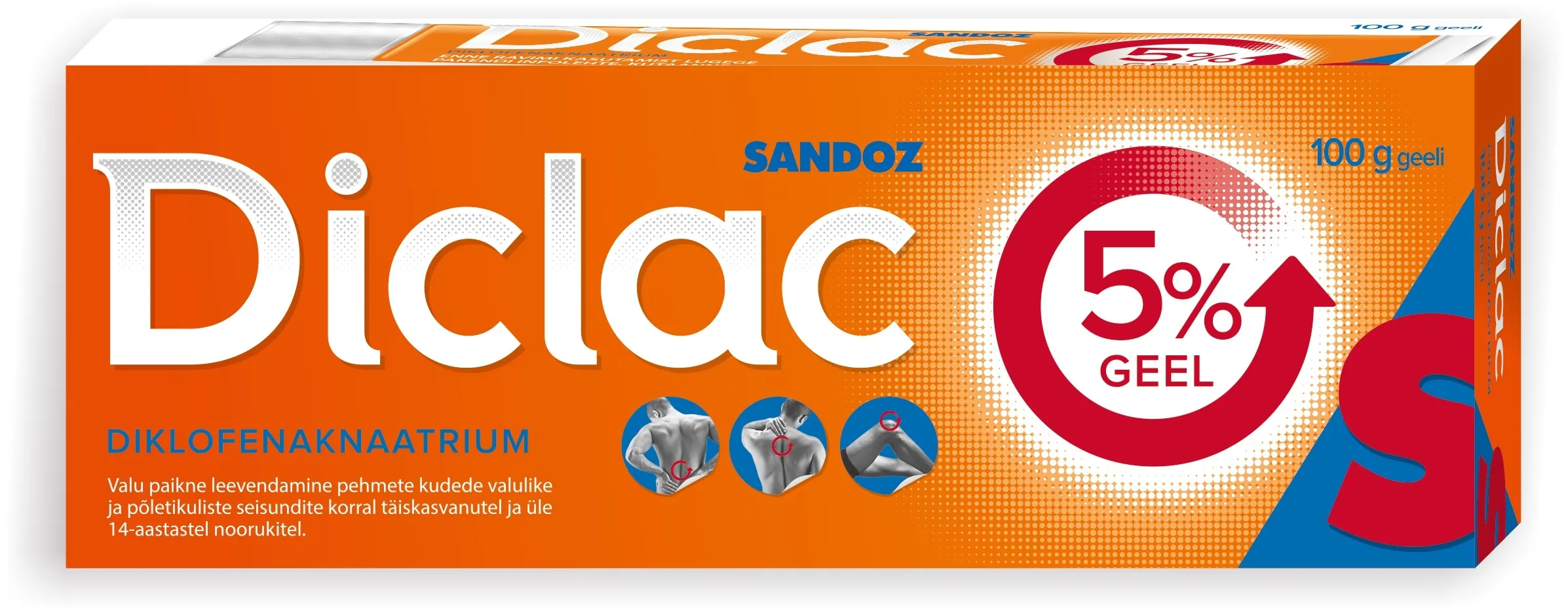 DICLAC 5% GEEL 50MG/G 100G - Tootepilt 