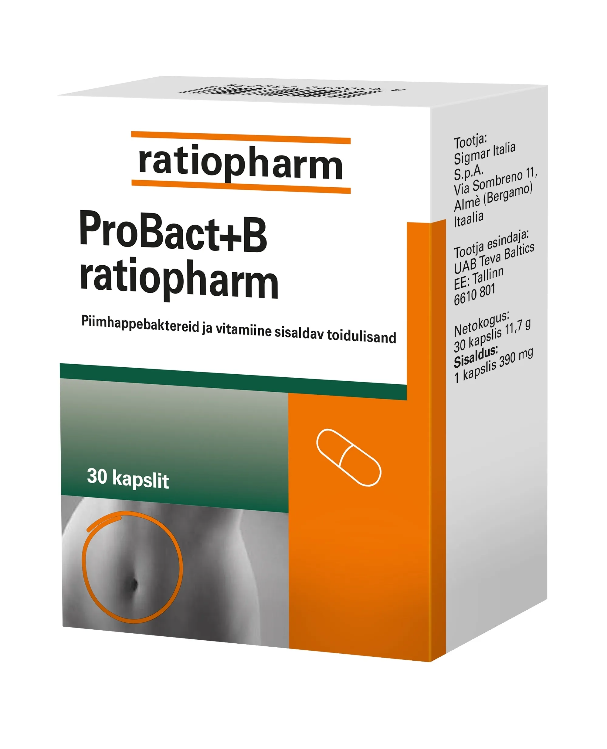 PROBACT+B RPH KAPSLID N30 - Tootepilt 