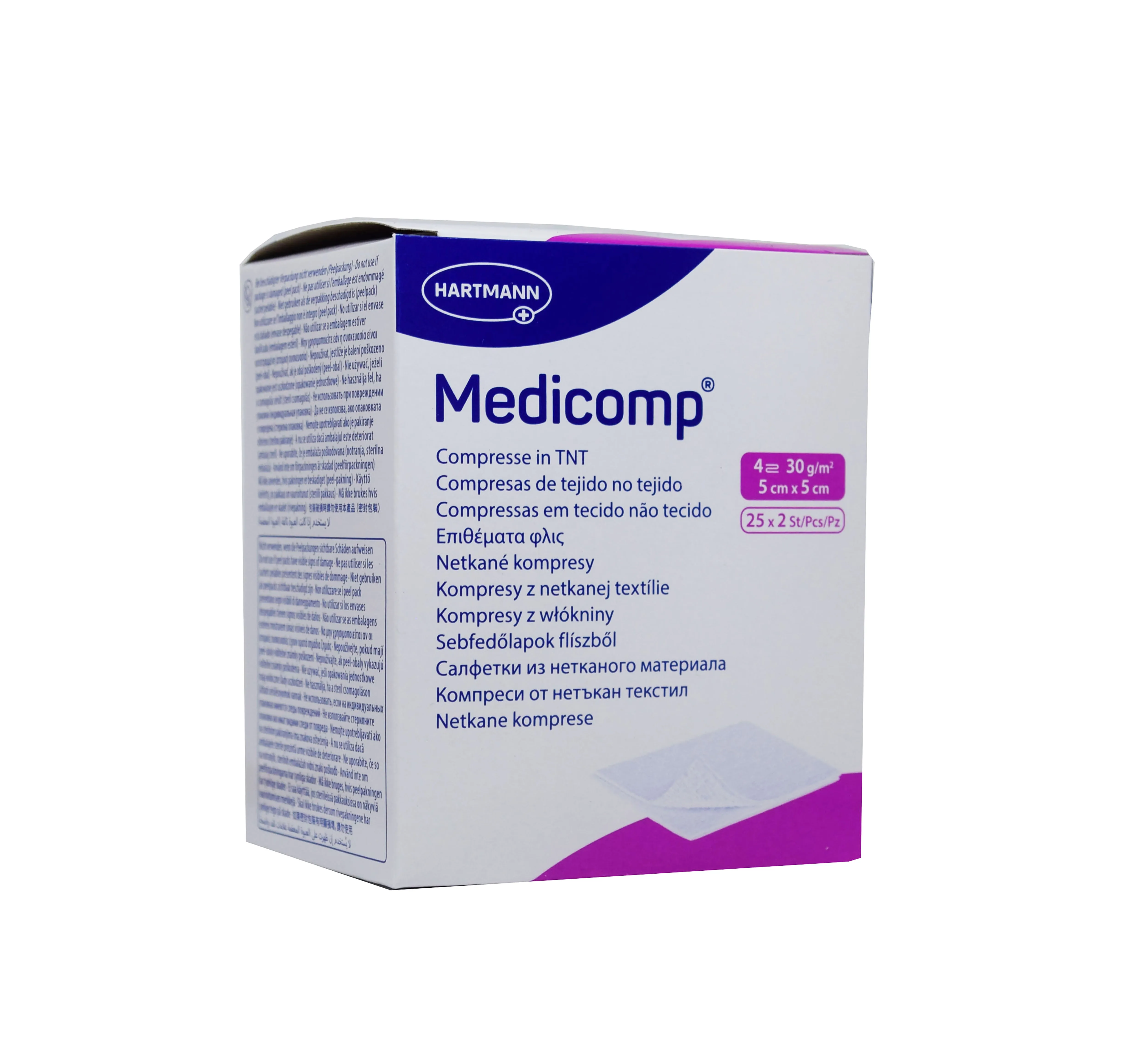 MEDICOMP TAMPOONID STER 5X5CM N25X2 - Tootepilt 