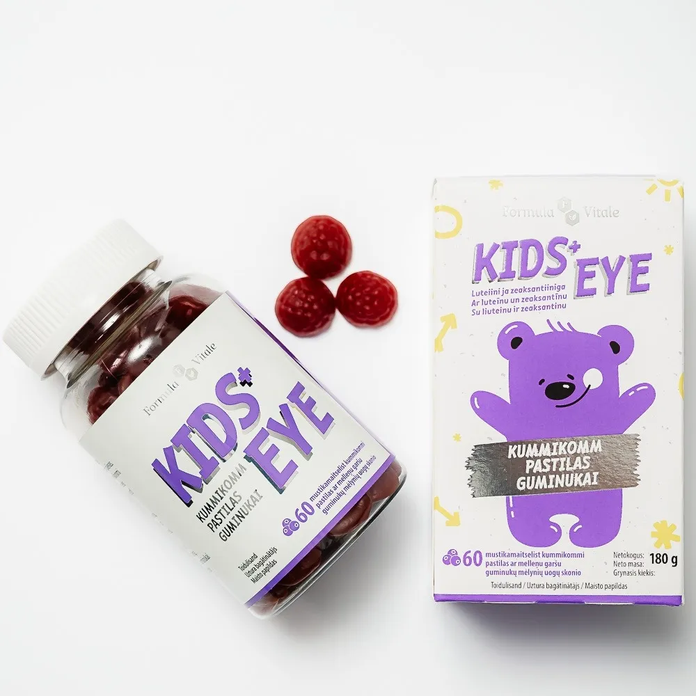 FORMULA VITALE KIDS+ EYE KUMMIKOMMID N60 - Tootepilt 1