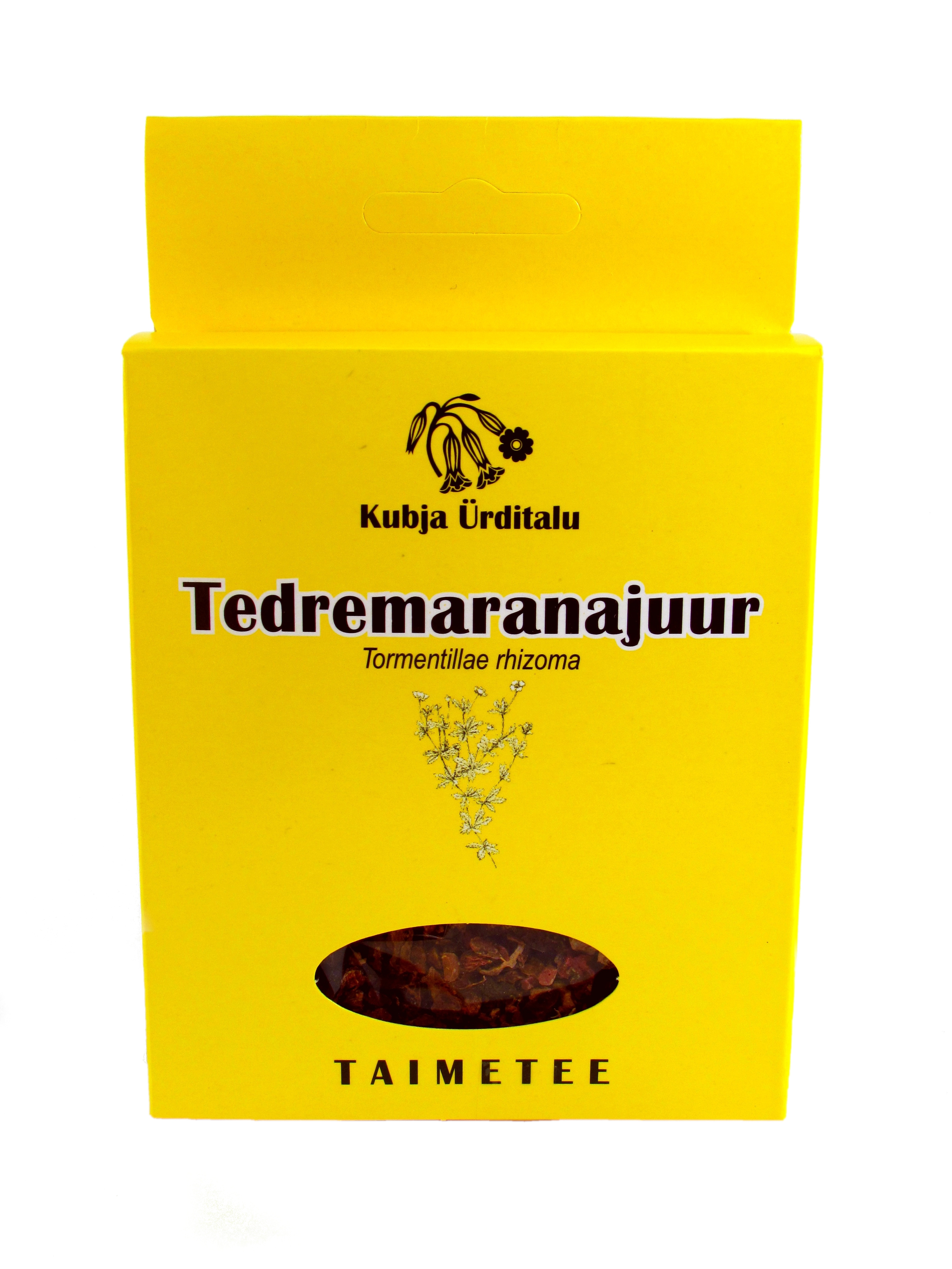 KUBJA TEDREMARANAJUUR (TORMENTILLAE RHIZOMA) 30G (KARP) - Tootepilt 