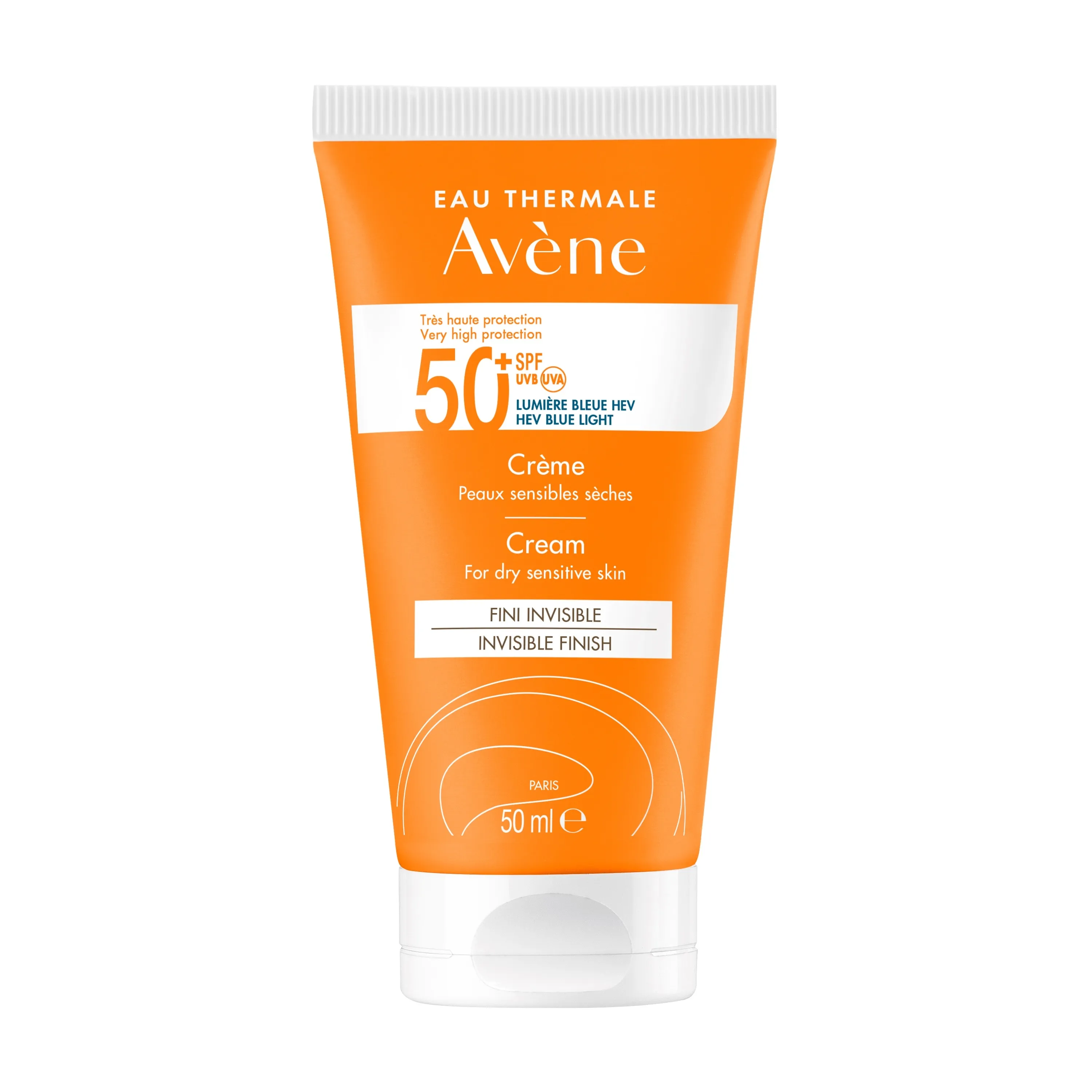 AVENE SUN PÄIKESEKAITSEKREEM SPF50+ KUIVALE NAHALE 50ML - Tootepilt 2
