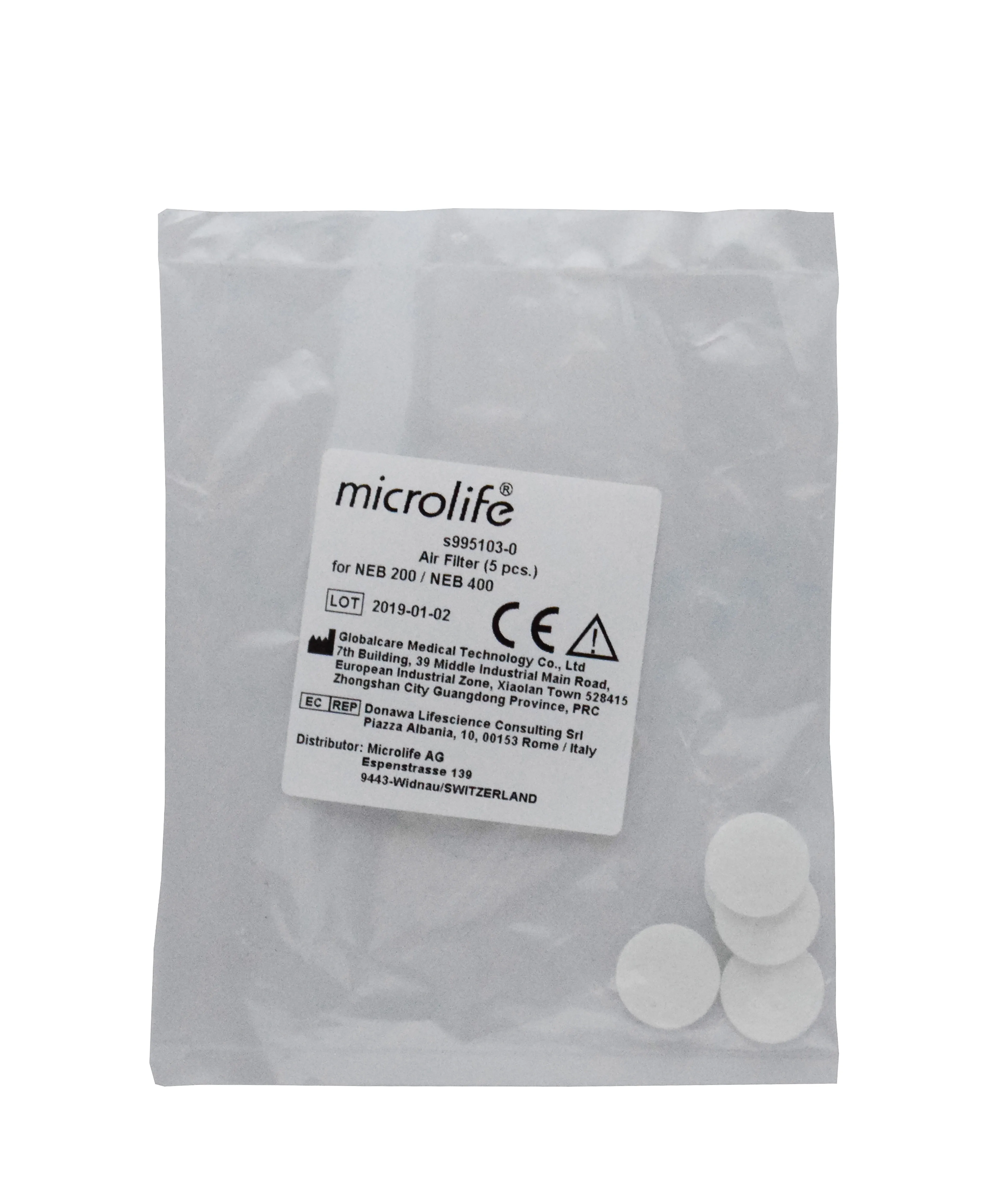 NEBULISAATORI NEB FILTRID N5 S995103-0 (NEB PRO/200/400) - Tootepilt 