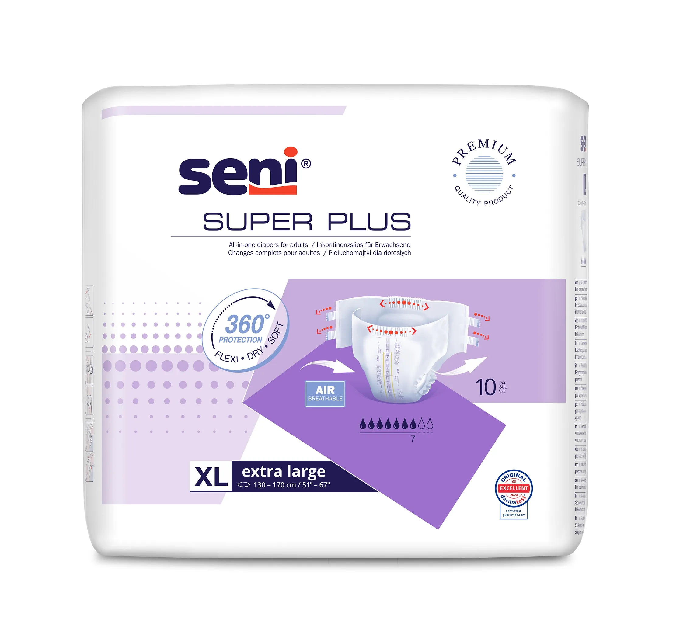 SENI SUPER PLUS PÜKSMÄHKMED XL 3200ML N10 - Tootepilt 