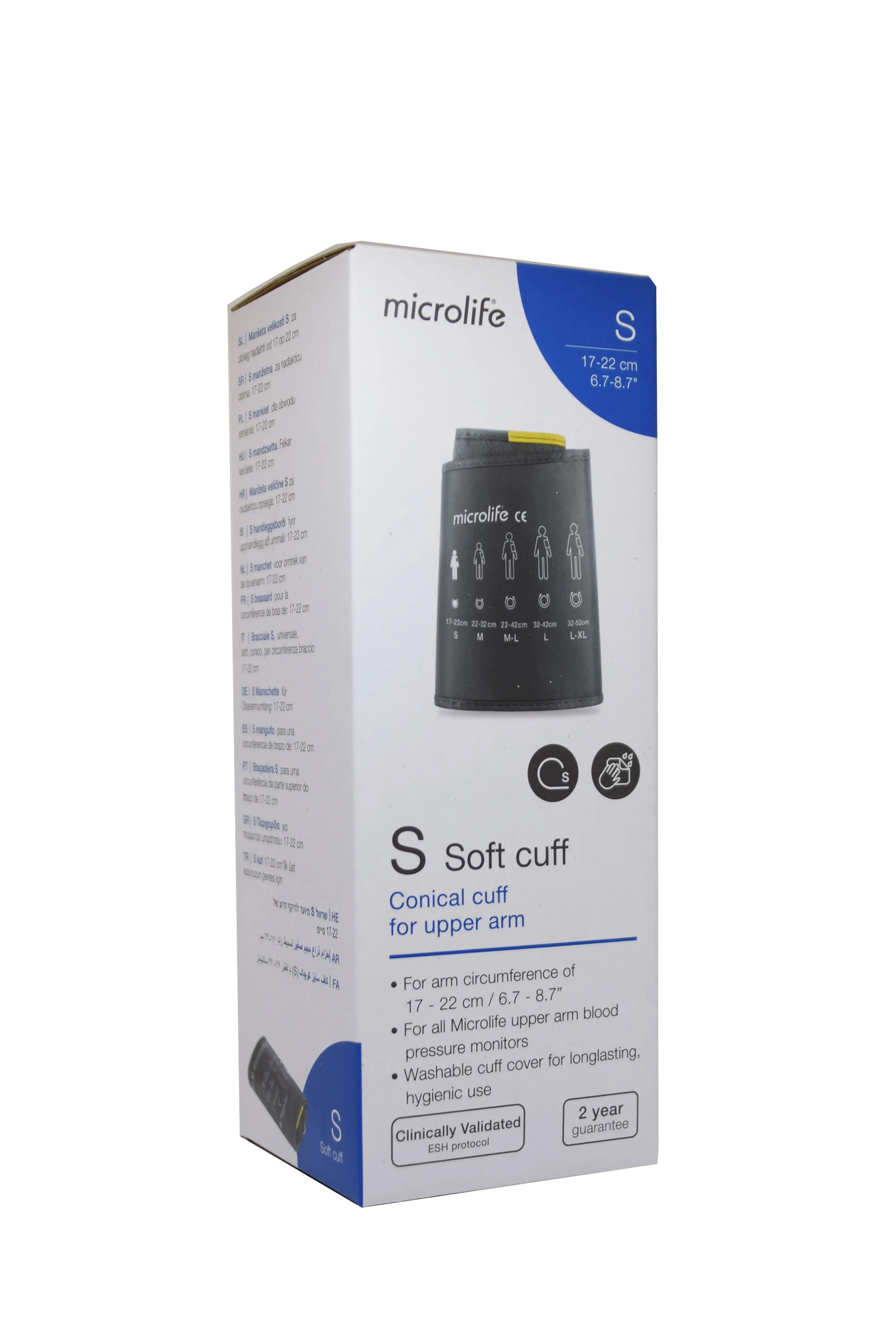 VERERÕHUAPARAADI MICROLIFE MANSETT 4G 17-22CM S (PEHME) - Tootepilt 